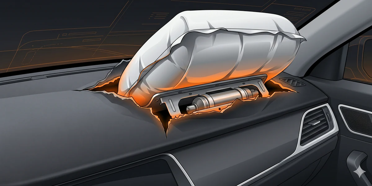 Regeneracja airbag pasażera - moduł w desce rozdzielczej